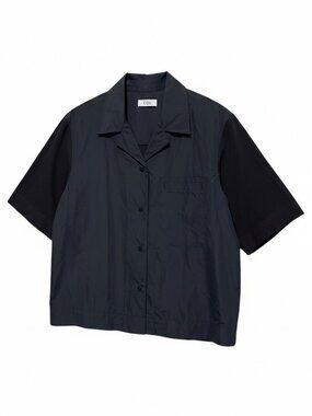 COS Black Camp Shirt ~ Size Medium ~ NWT